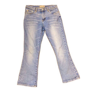 🌷 Buffalo David Bitten 🌷 Low Waist Rhinestone Capri Jeans